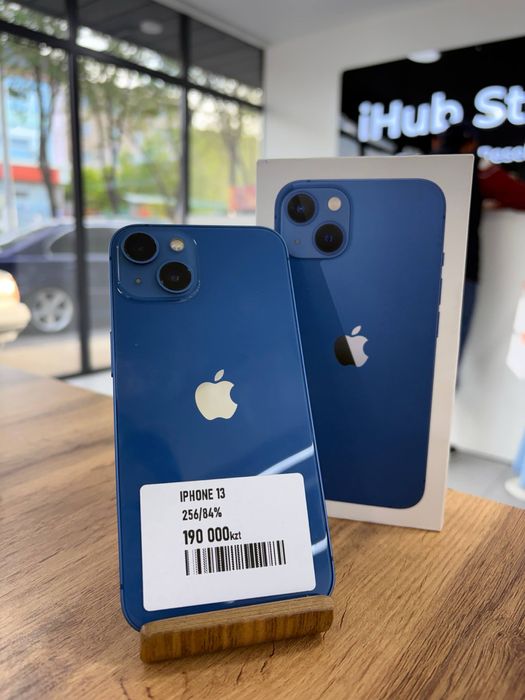 Айфон13•256гб/84%көк