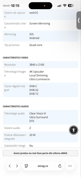 LED Smart Tv LG 4K UHD