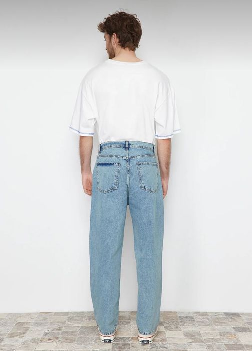 Мъжки дънки, размер 34 /цвят светло син.