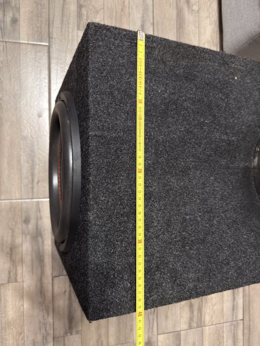 Subwoofer 12 inch 500W RMS + Amplificator Deaf Bounce AAP 2100.1D Atom Plus monobloc 2100w
