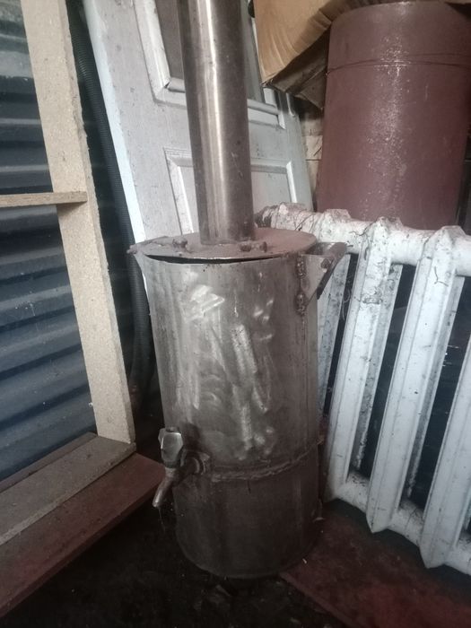 Самовар сваренный с нержавейки
