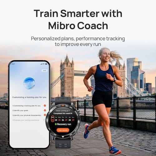 Спортен смарт часовник mibro GS Pro2 с Dual Band GPS и AMOLED