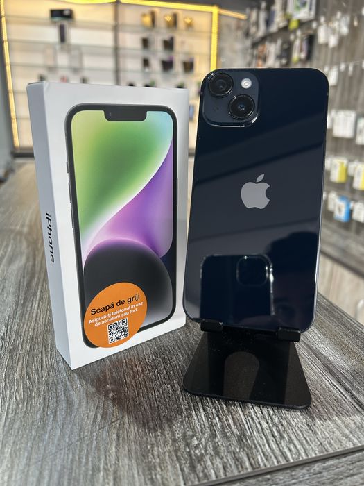 iPhone 14, Midnight 128GB, 100%