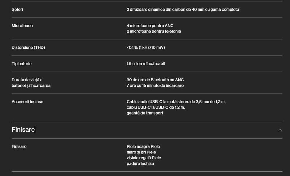 Vand Casti Bowers&Wilkins Px8