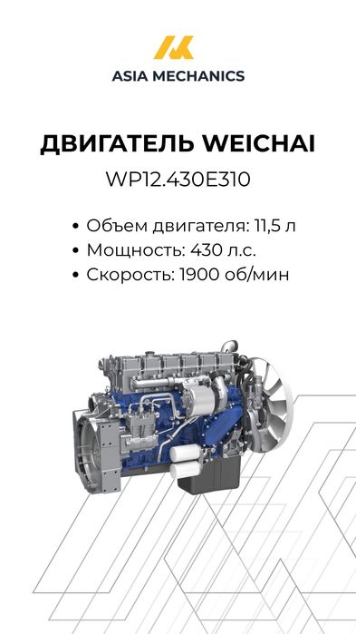 Двигатель Weichai WP10.340E32