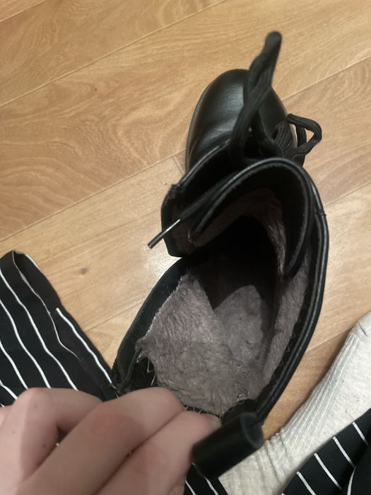 Теплые зимние ботинки