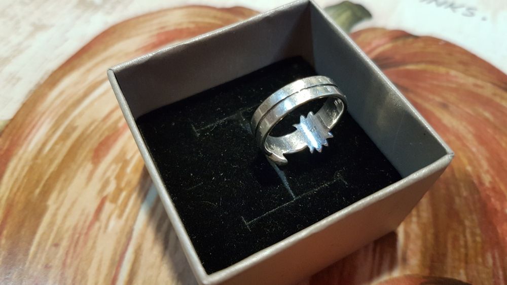 Inel argint "Soarele și Luna"