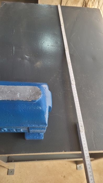 banc lucru masa metalica sudura solida batut fier tabla otel groasa 4