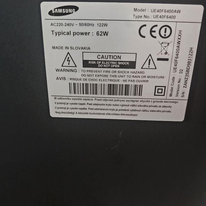 Tv Led smart Samsung 108cm