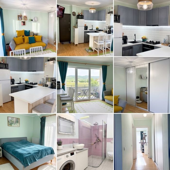 Proprietar | Apartament modern 2 camere, decomandat/open-space, complet mobilat și utilat, centrală proprie | Str Tineretului Floreti — fotografia 1