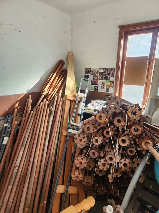 Дървени плажни чадъри