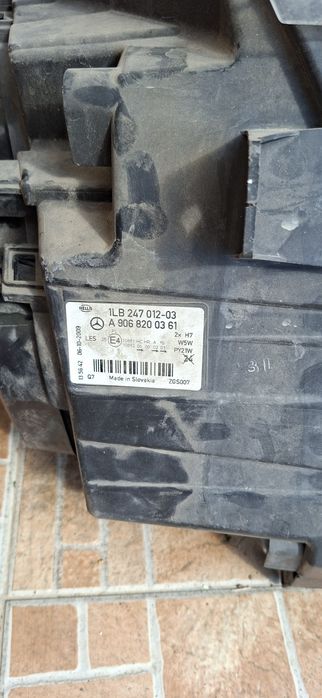 W906 спринтер ляв фар ляв волан оригинален