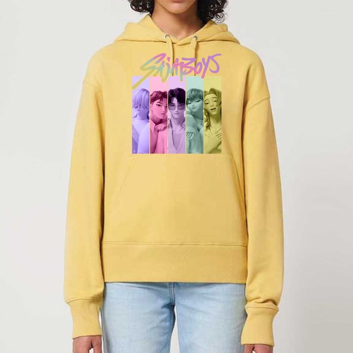 KPOP DEMON HUNTERS HUNTR\X Saja Boys тениска, блуза, суичър, чанта