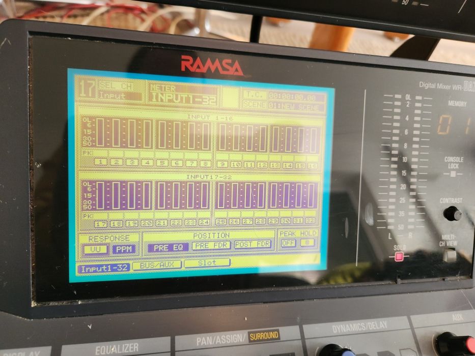 Mixer audio  de studio Ramsa wr da7 Made in Japan