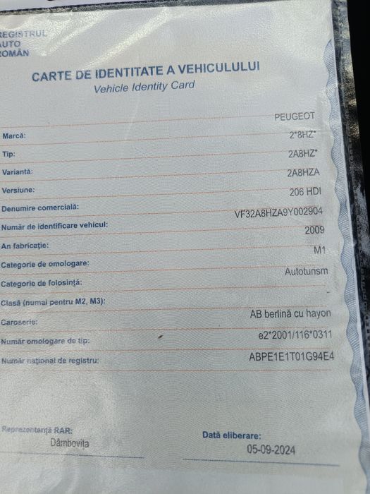 Peugeot 206 1,4 HDI 2009
