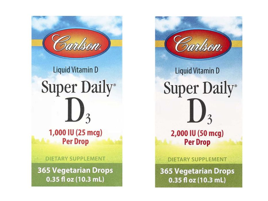 Carlson Super Daily D3 Д3 1000 IU 2000 IU