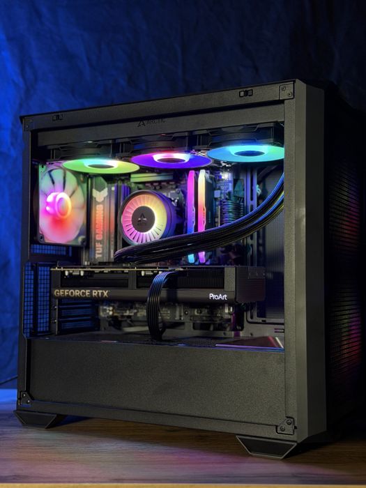 Dizayn va montaj uchun moshniy kompyuter amd 9800x3d/ RTX 5080