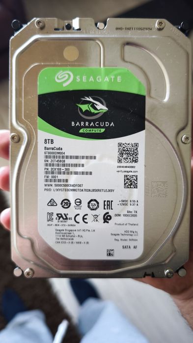 Хард диск  HDD 8TB Seagate Baracuda