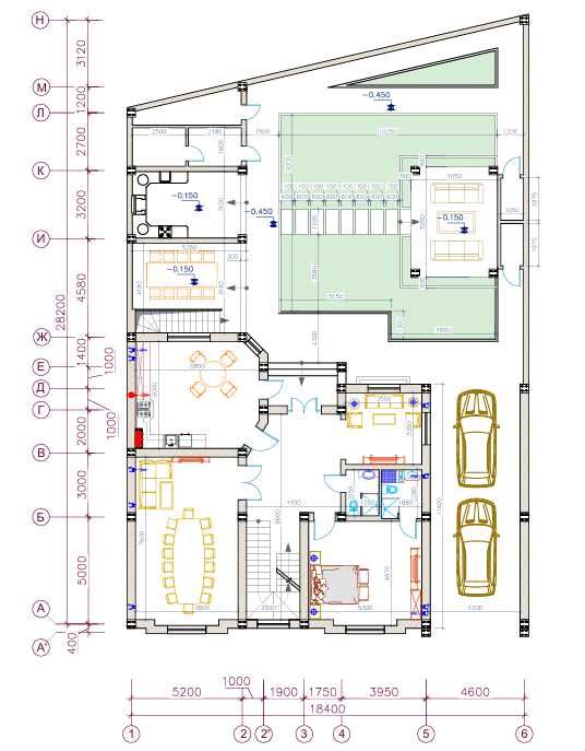 Interer dizayn loyihalari va Planirovka, Pereplanirovka