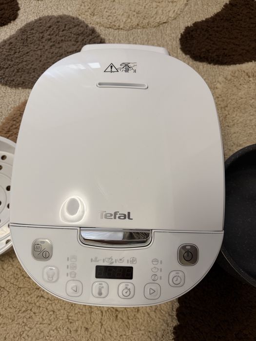 Multicooker TEFAL SimplyCook RK622130, 4L, 750W, 12 programe (Alb)