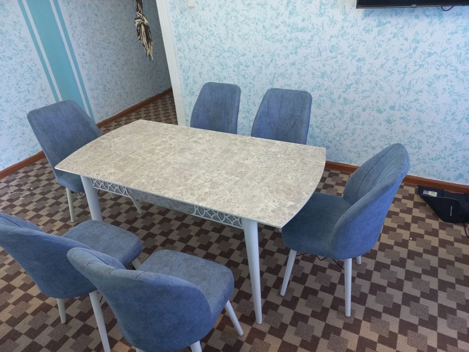 Stul stul 6kishilik (yangi)