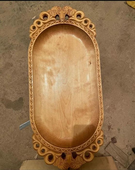 Астау ет табақ ағаш табақ қазақи ыдыстар кеселерде бар