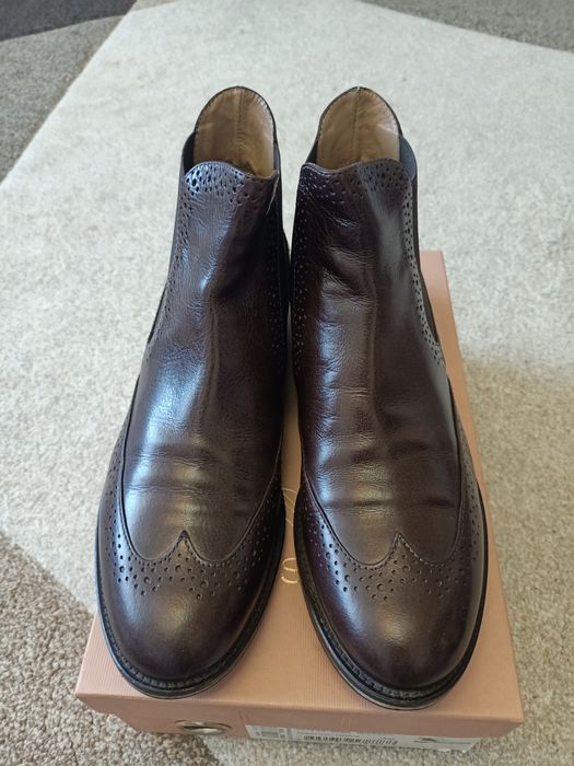 Продаю кожаные ботинки