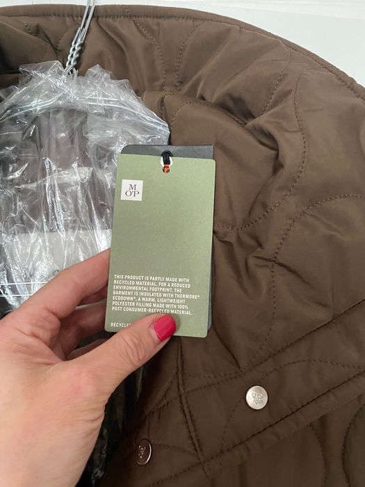 Нов безръкавен елек Marc O’Polo, цвят кафяв-каке, овърсайз,размер S/36