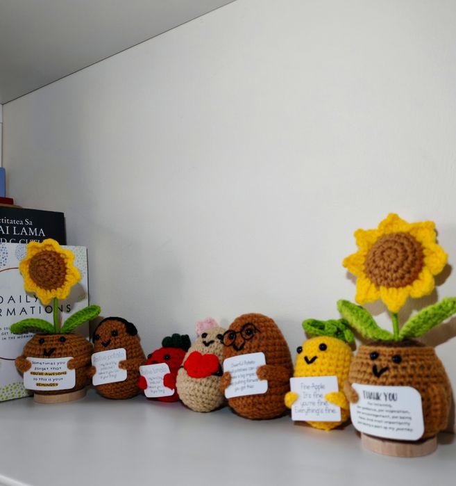 7 Păpuși croșetate manual, realizate cu multă grijă și atenție la deta