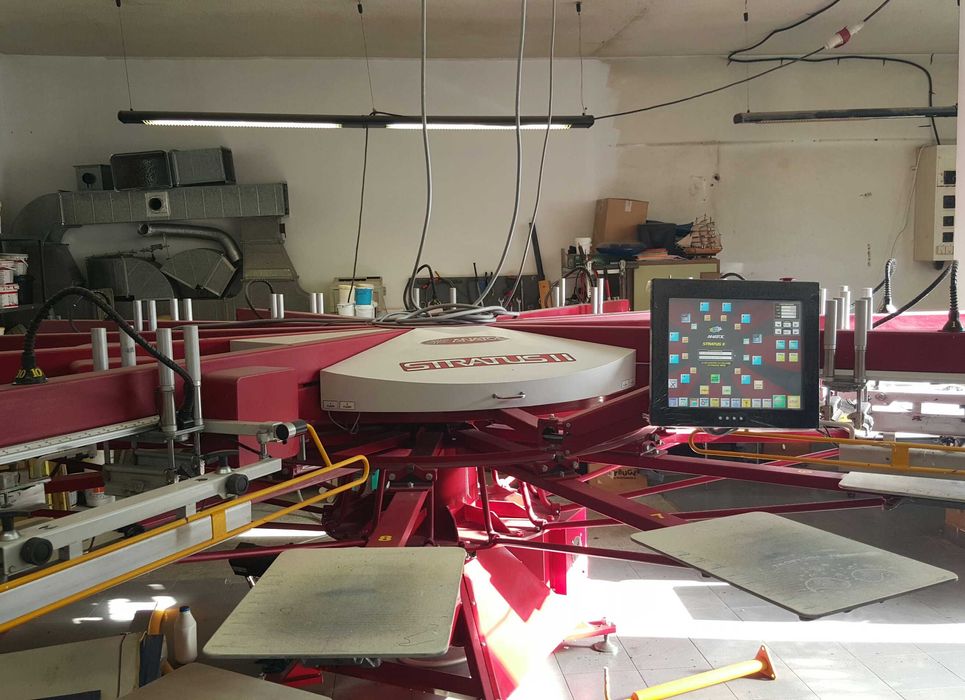 МАШИНА ЗА СИТОПЕЧАТ на Тениски,Торби и Текстилни Изделия /ANATOL/