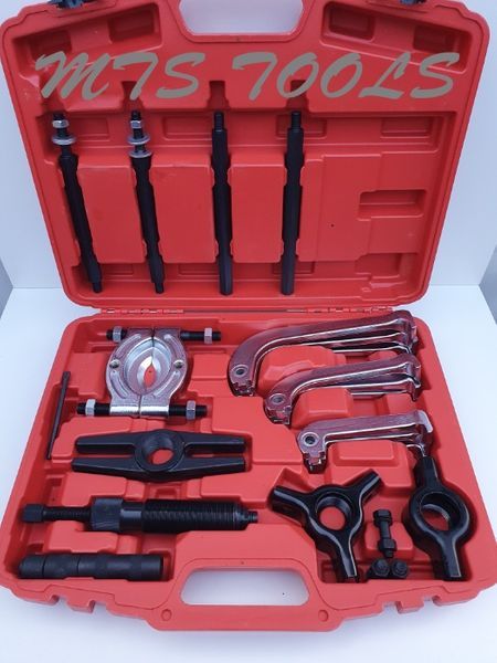 Set Presa rulmenti cu 2 flanse 75-105 mm hidraulic 10tone 2-3 brate