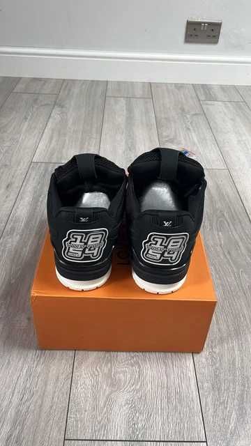 #CALITATE PREMIUM#Louis Vuitton LV4 Trainers Black Negru - Livrare Verificare - (Dispunem de mai multe modele)
