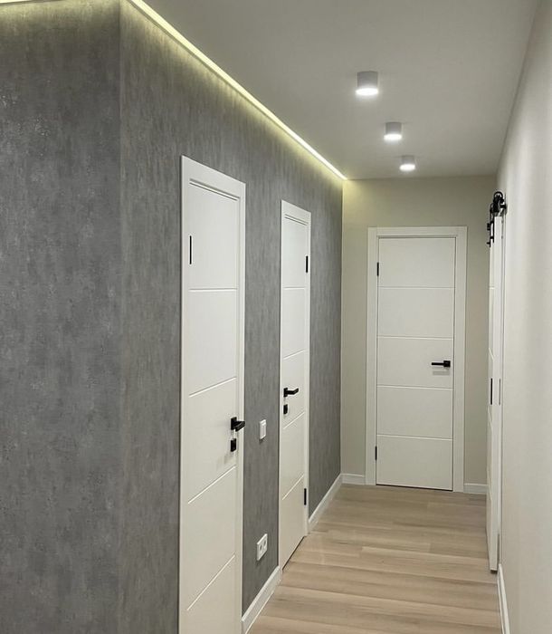 Поклейка обоев фотообои виниловые закатка стен покраска ламинат бани