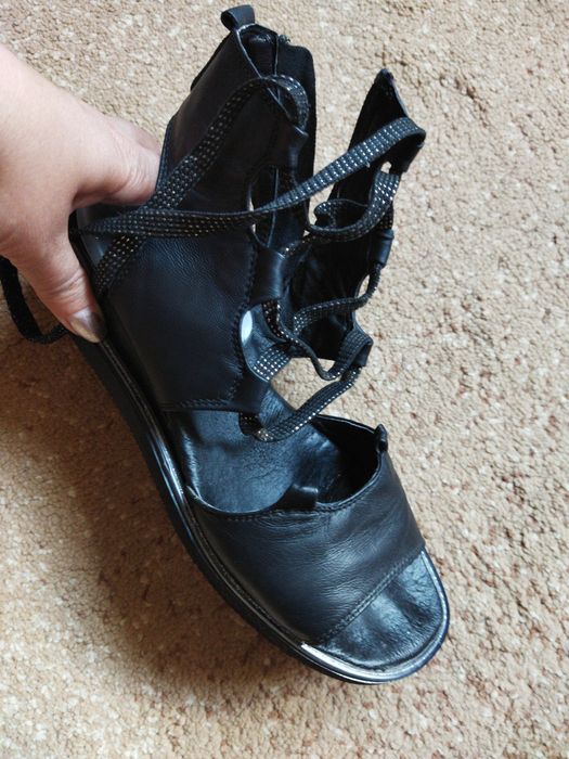 Дамски сандали естествена кожа 38