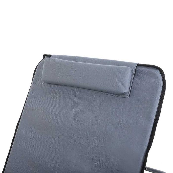 Сгъваем шезлонг Outsunny,  с регулируема облегалка в 5 позиции