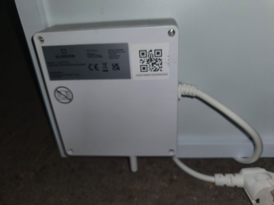 Електрическа печка с пейзаж