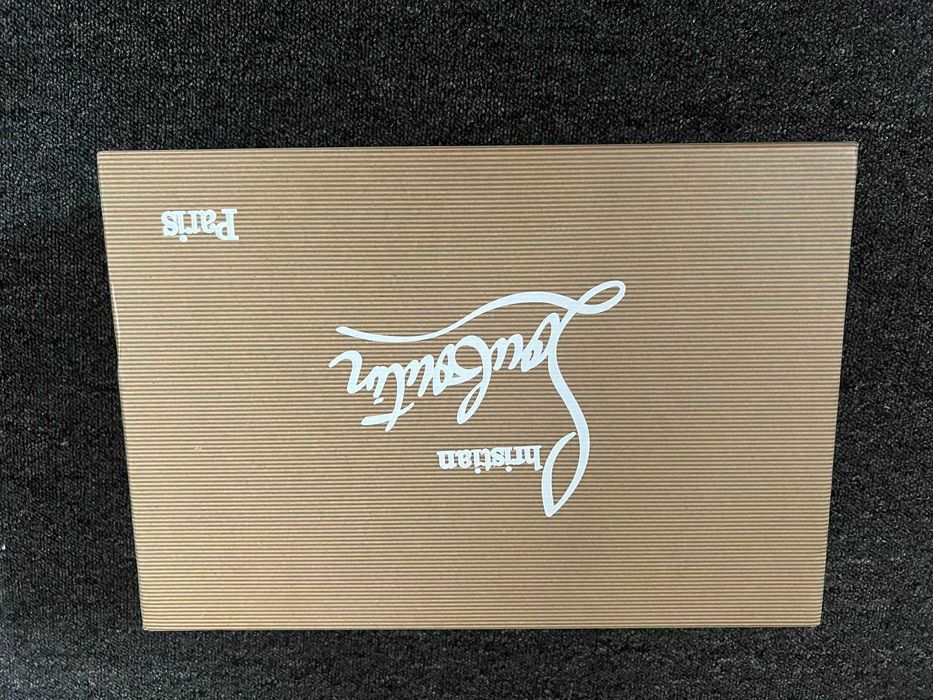 Christian Louboutin Louis Junior Spikes Orlato Flat Black