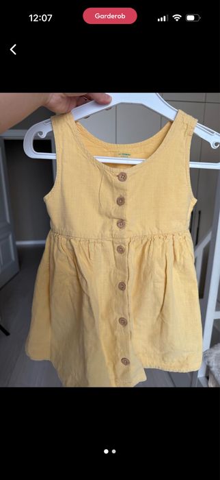 Платье из хлопка 98-104 см