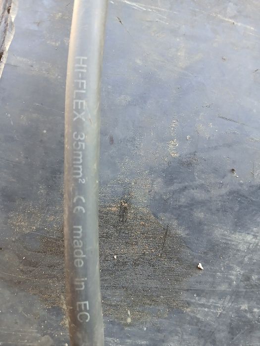 Vând cabluri sudura 70-90 mm pătrați  ,lungime 5 m,Germania