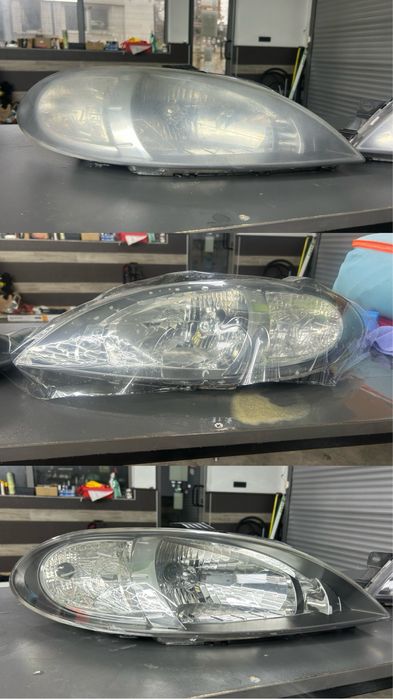 Шкурене, полиране и защита на фарове