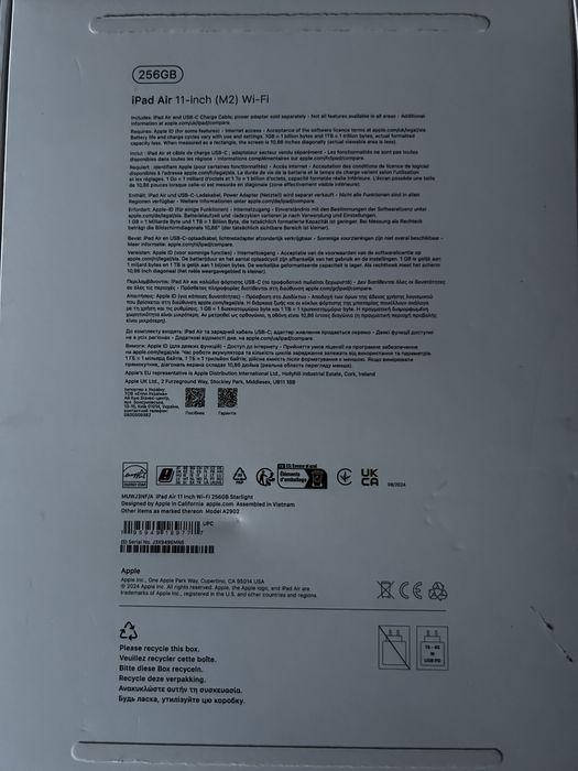 Ipad Air 11  256GB 11 incha