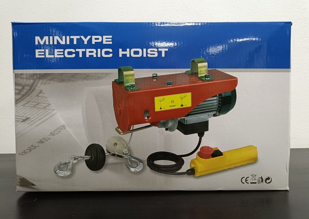 Mini troliu electric cu cablu 100kg/200kg, viteza mare
