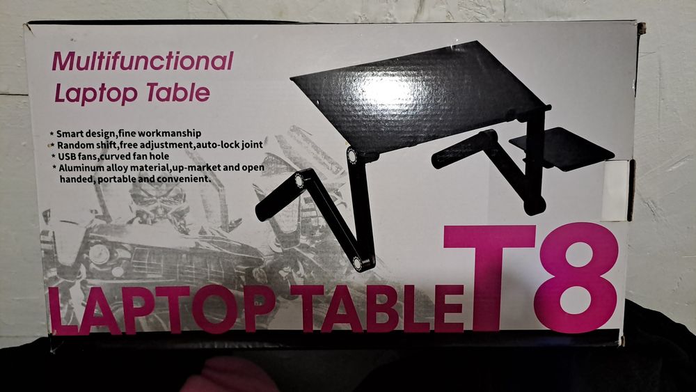 Столик трансформер металлический для ноутбука