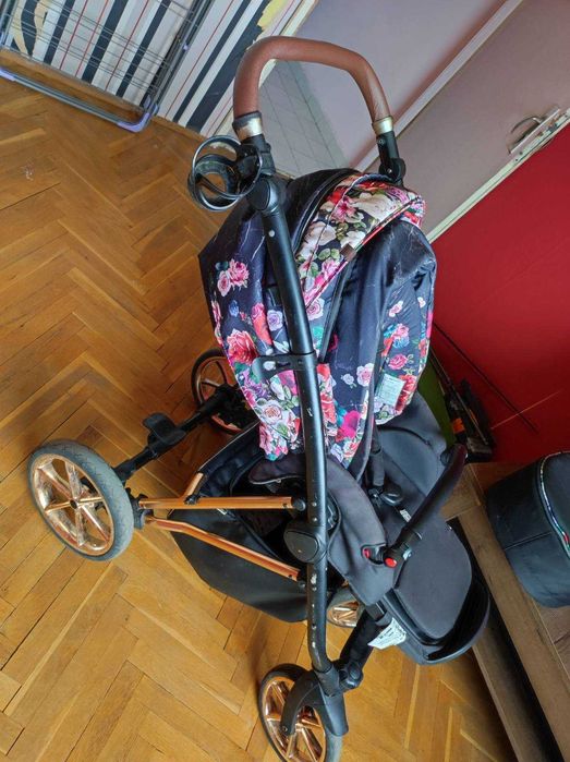 Комбинирана бебешка количка с Бонус люлка