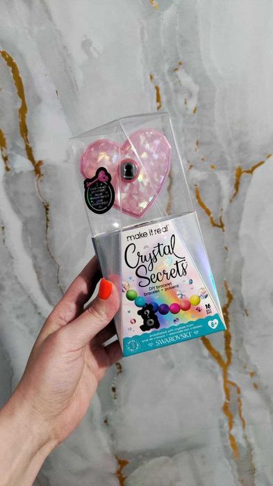 MAKE IT REAL Crystal Secrets Swarovski набор для DIY браслетов