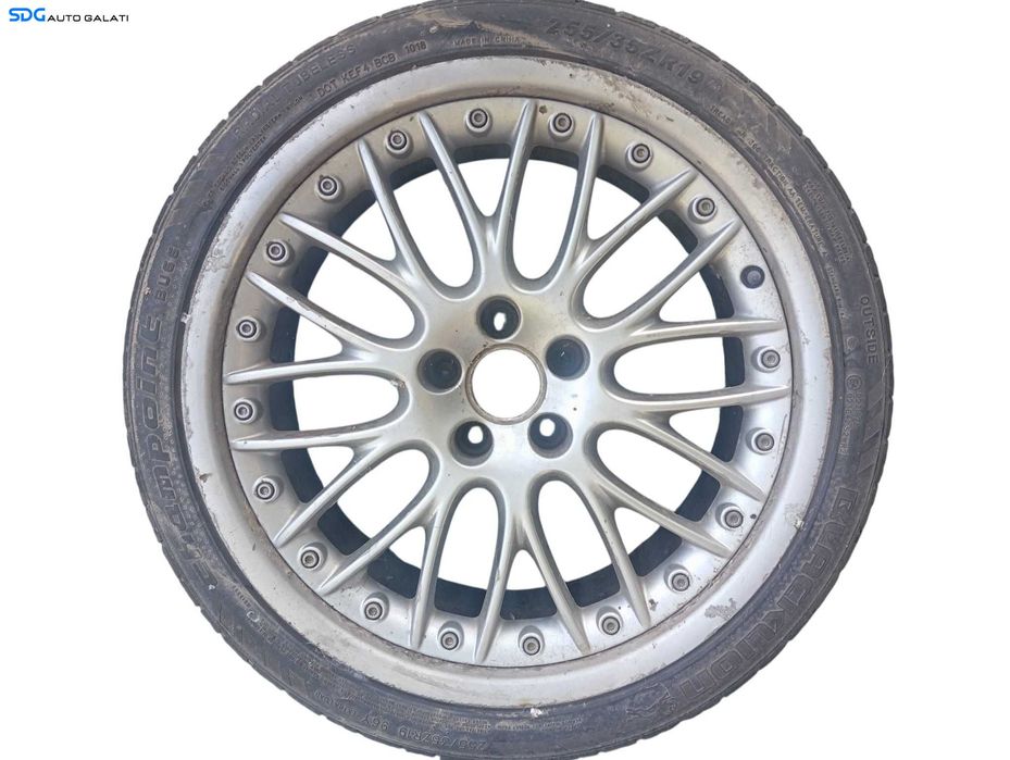 Roata Janta Rezerva Aliaj Daytona Race 255 35 19 R19 Anvelopa Cauciuc Vara Dot 2018 9J ET 33 Audi A8 D3 2003 - 2010 Cod 8T0601025K 8T0601025P [B4508]