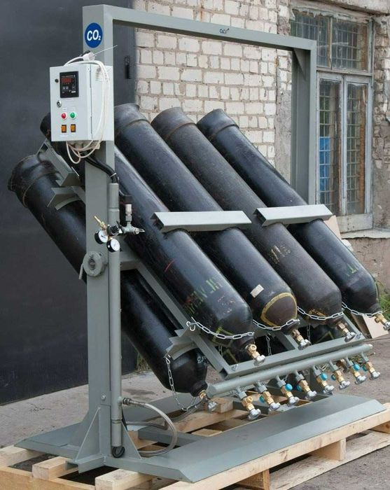 Установка подачи углекислого газа