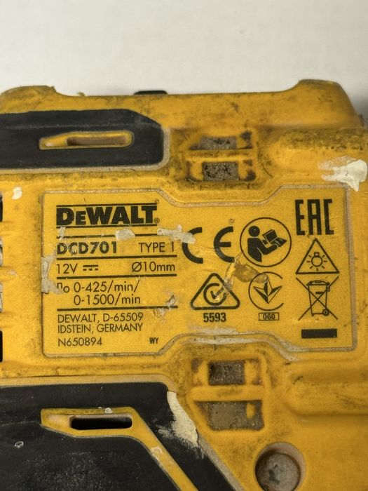 винтоверт dewalt dcd701 type 1