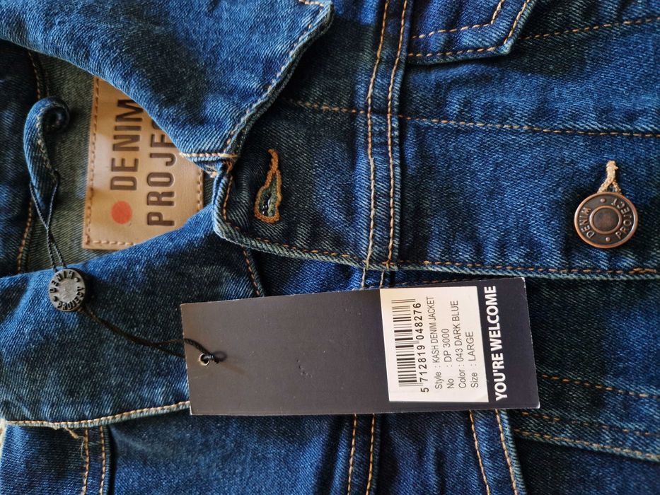 Ново Дънково яке Denim Project 'Kash' Тъмносиньо