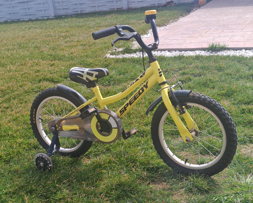 Bicicleta copii ca noua - 16 inch - cu roti ajutatoare